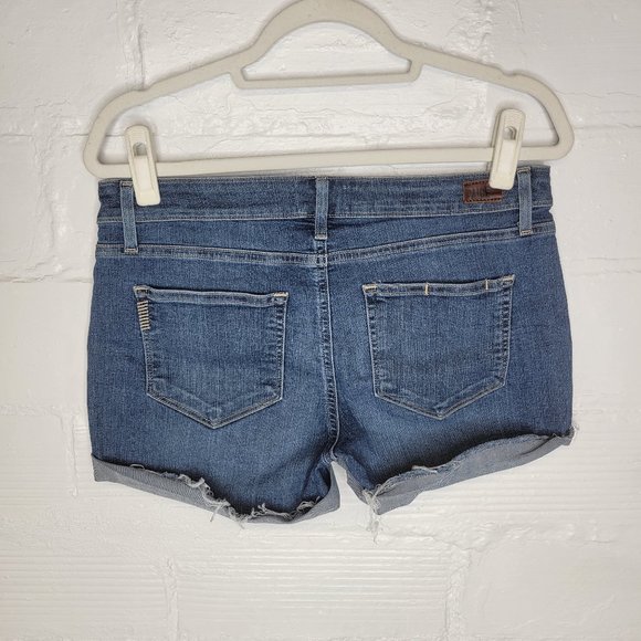 Paige Women's Size 27 Jean Shorts Jimmy Jimmy Short Cuffed - Picture 2 of 4